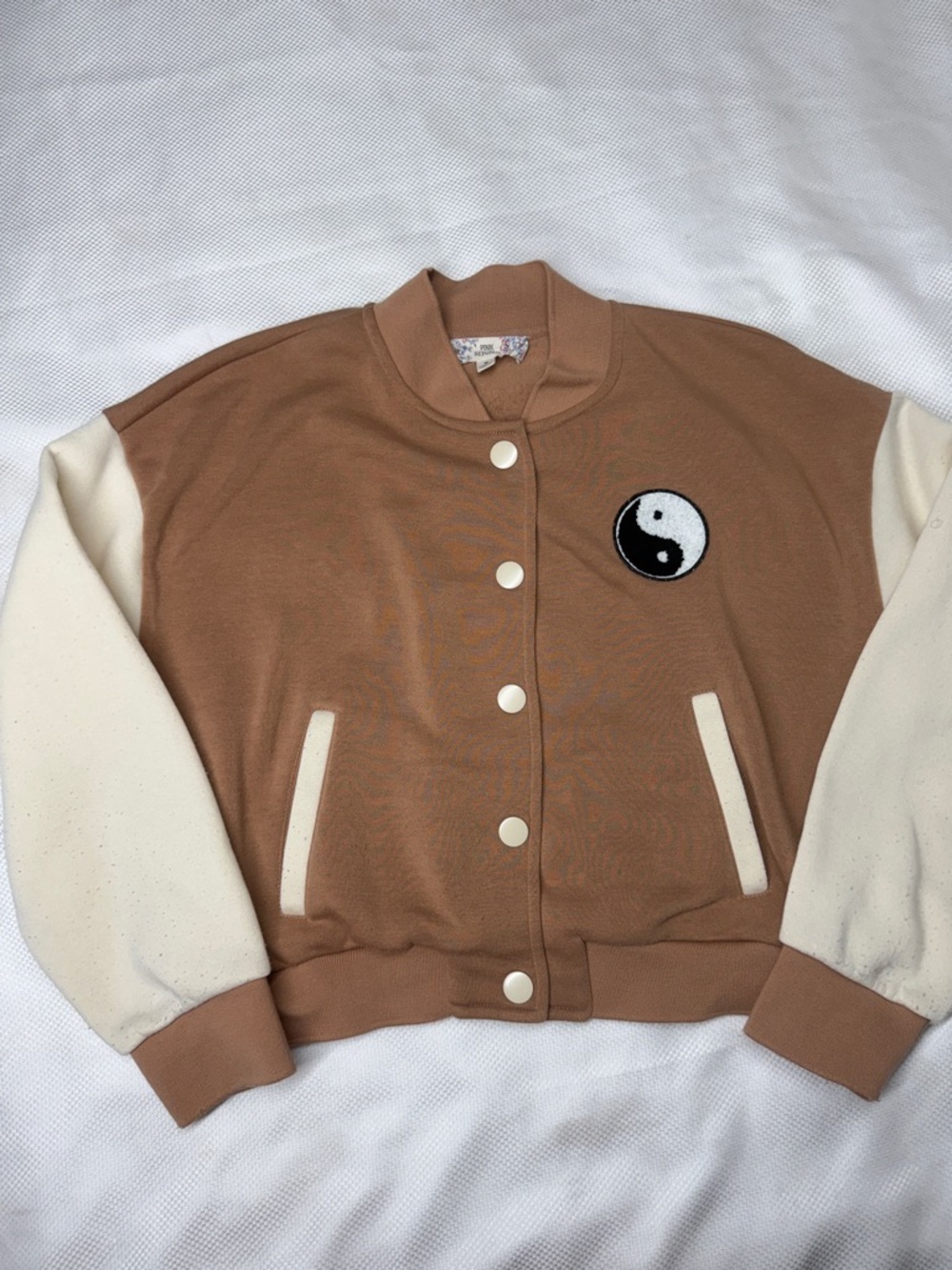 Pink Republic - Ying/Yang logo button-down jacket - Medium